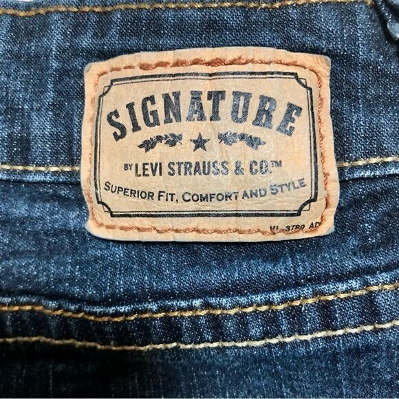 Levi’s Signature At the Waist Bootcut Jeans in Blue Women’s 12 Long - Picture 6 of 11